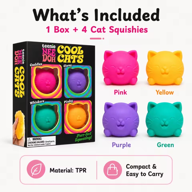 Party Games Mini - Trending Needoh Mini 4 Pack Set