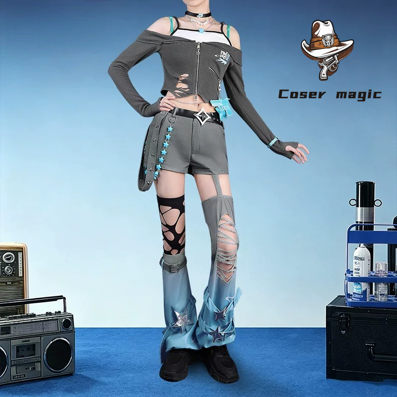Party Games Christmas - Game VTuber Y4T4 Rei7 Cosplay Costume