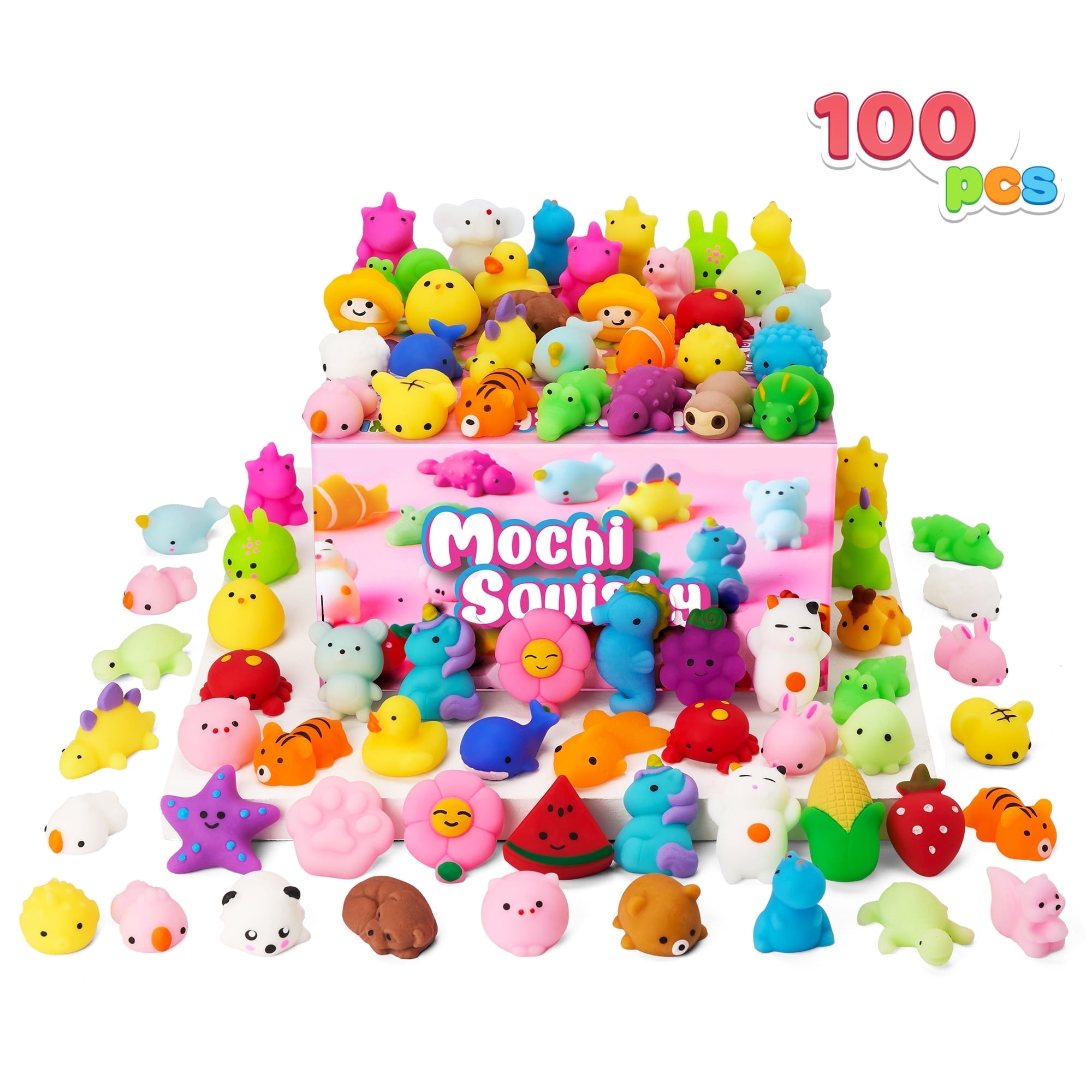 Party Games Kids Birthday - Joyfy 100 Pcs Mini Animals &