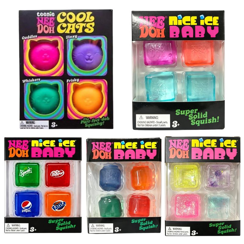 Party Games Mini - Mini 4 Pack Set Needoh Nice