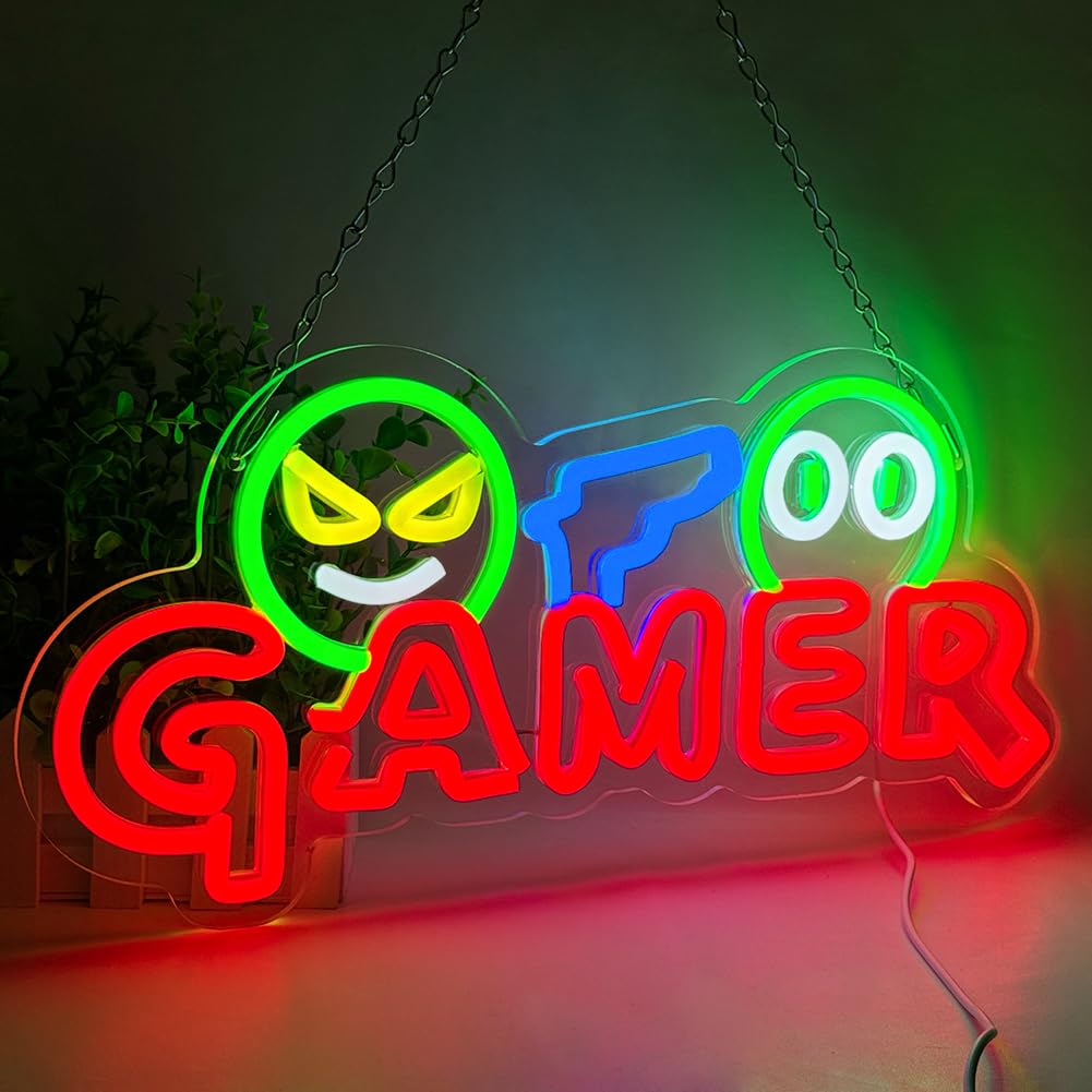 Gamer Neon Sign LED Wall Light - đánh giá và giá Party Games Christmas