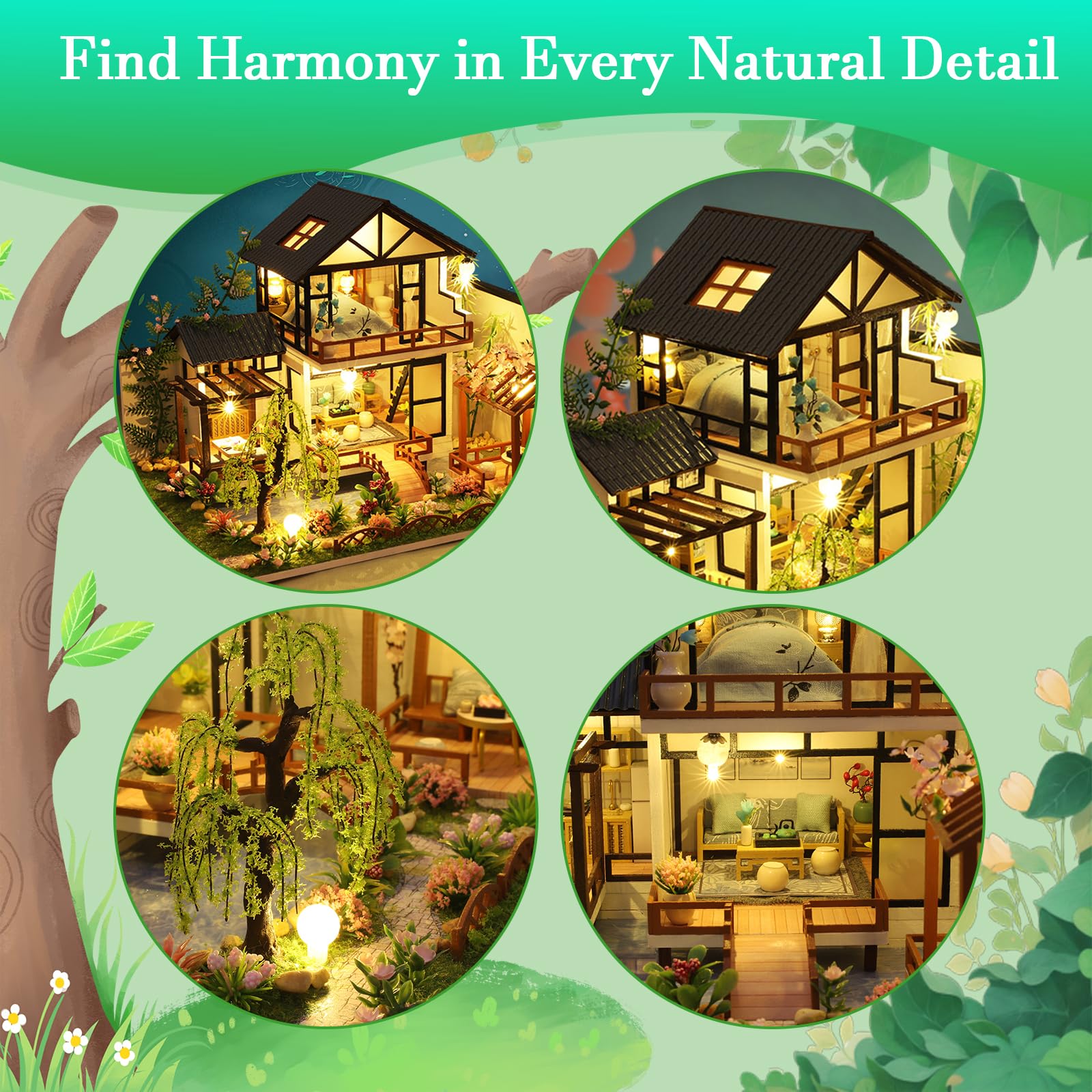 DIY Creative Cottage Bamboo Cr - đánh giá và giá Games Garden Party