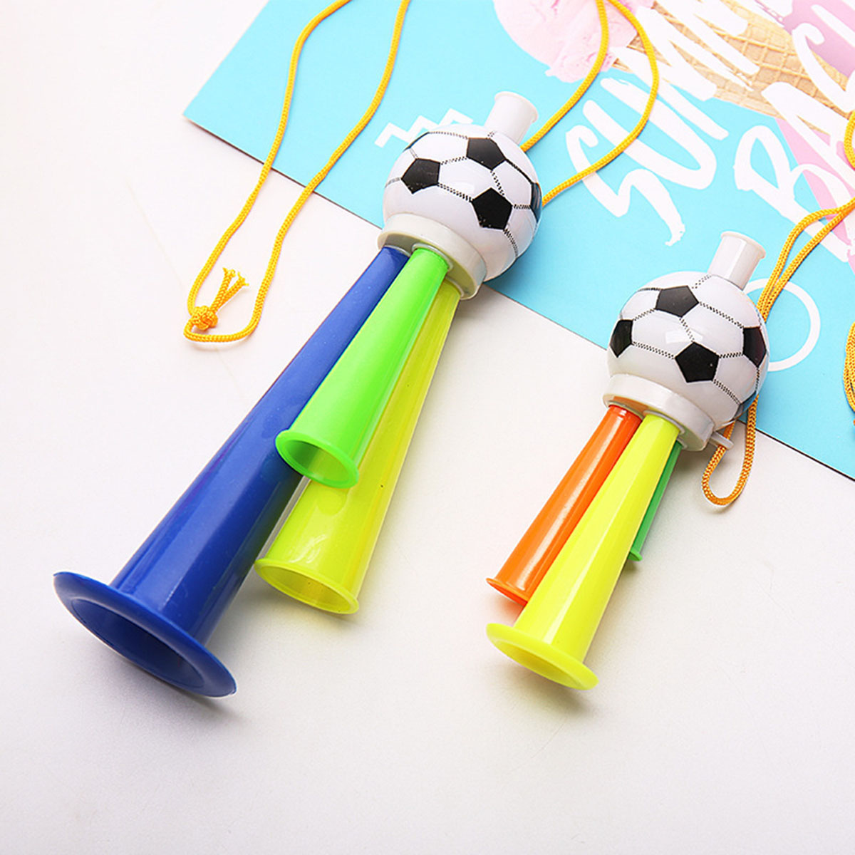 3Pcs 3-Hole Plastic Football S - đánh giá và giá Party Games No Props