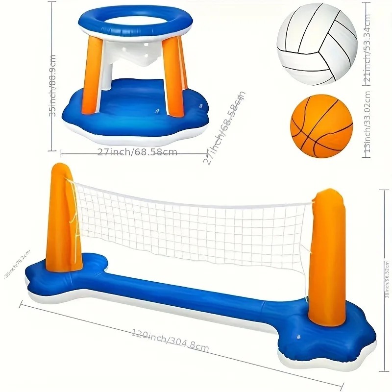 Large Inflatable Pool Raft Set - đánh giá và giá Party Games Summer
