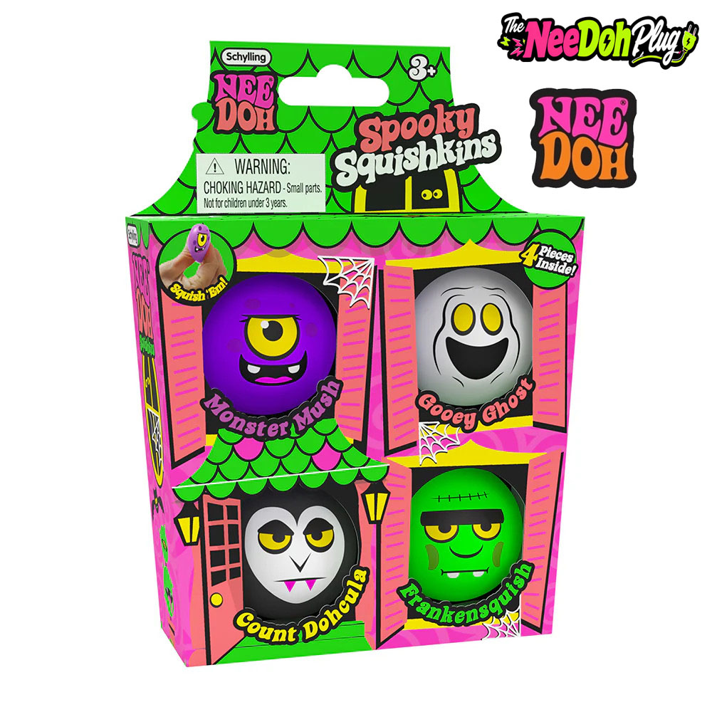 Schylling NeeDoh Halloween Min - đánh giá và giá Party Games Mini