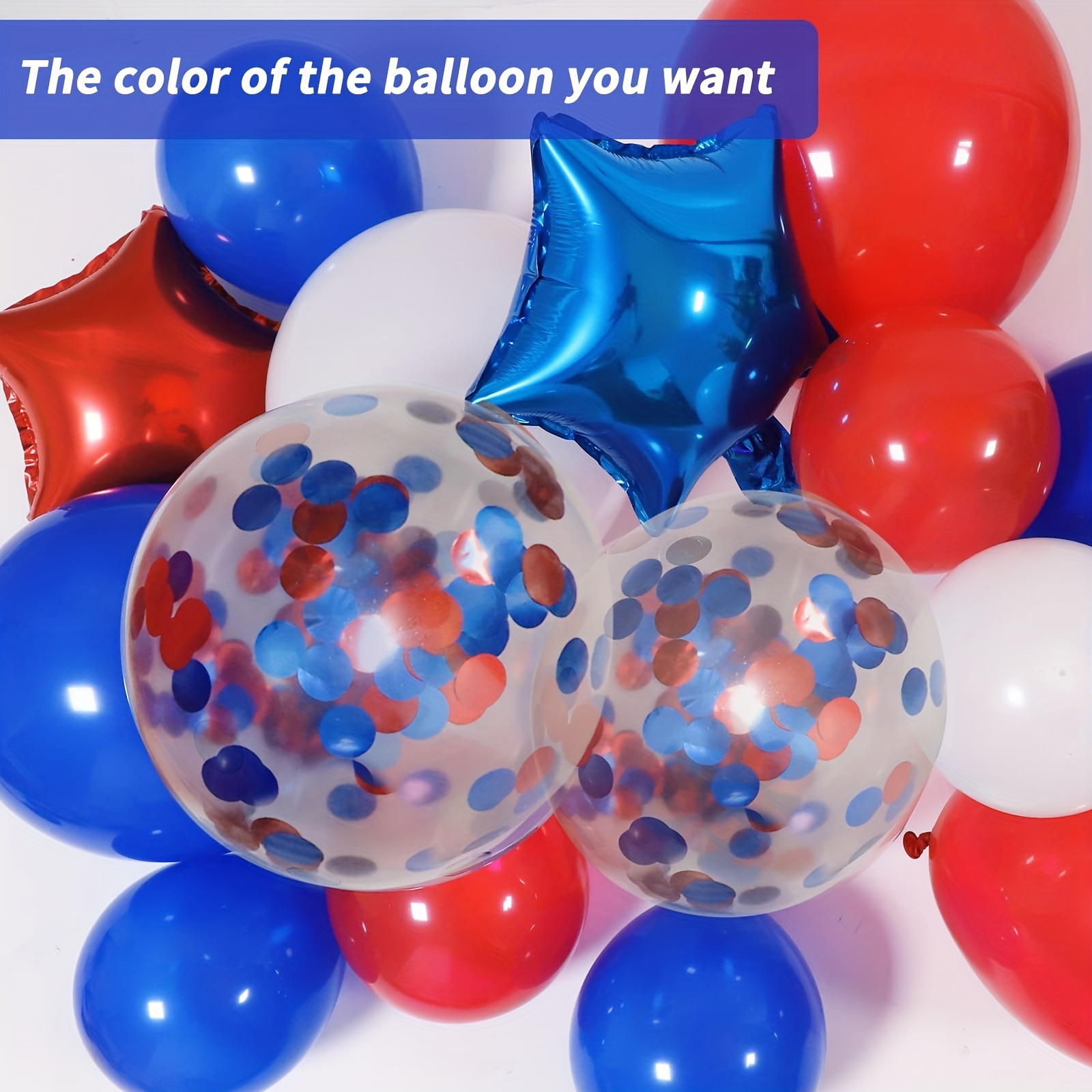 158pcs Red White Blue Patrioti - đánh giá và giá Party Games No Props