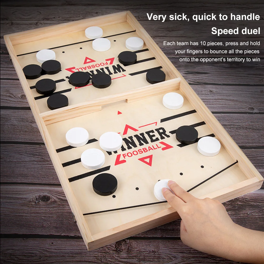 Sling Puck Board Games Wooden  - đánh giá và giá Party Games For 7 People