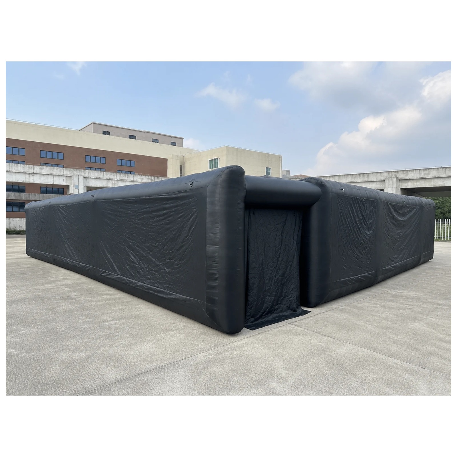 Mê cung bơm hơi lớn màu đen tr - đánh giá và giá Party Games Kids Outdoor