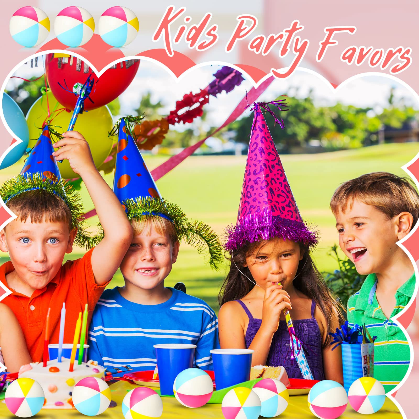 Mini Beach Stress Balls Foam P - đánh giá và giá Party Games Kids Birthday