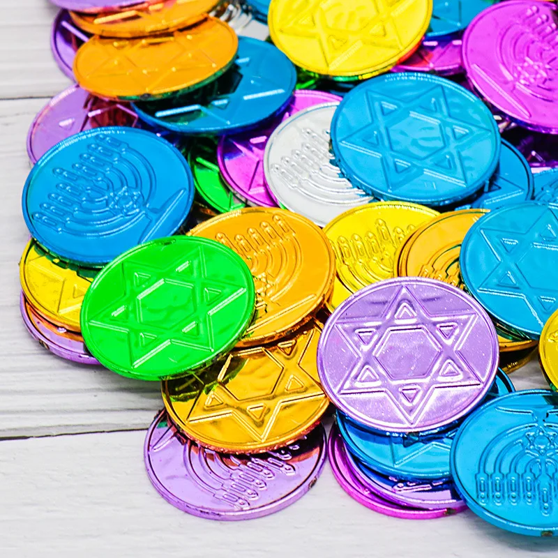 100pcs Hanukkah Theme Chanukah - đánh giá và giá Party Games No Props