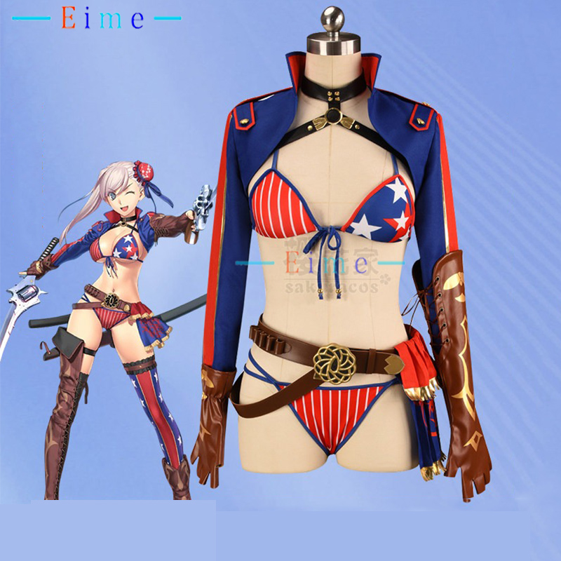 FGO Saber Cosplay Costume Miya - đánh giá và giá Party Games Summer