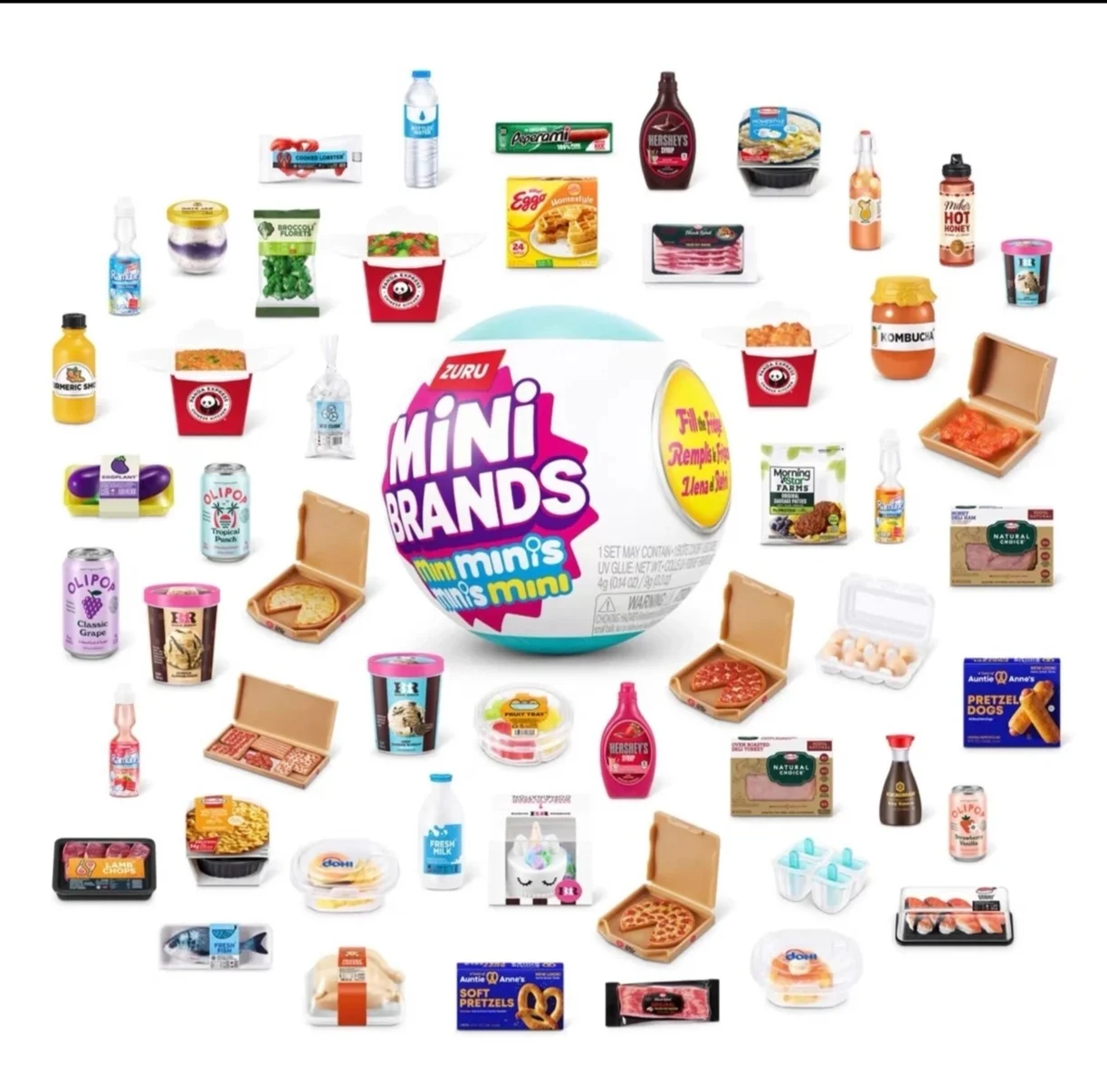 5x Surprise Ball Mini Brands M - đánh giá và giá Party Games Mini